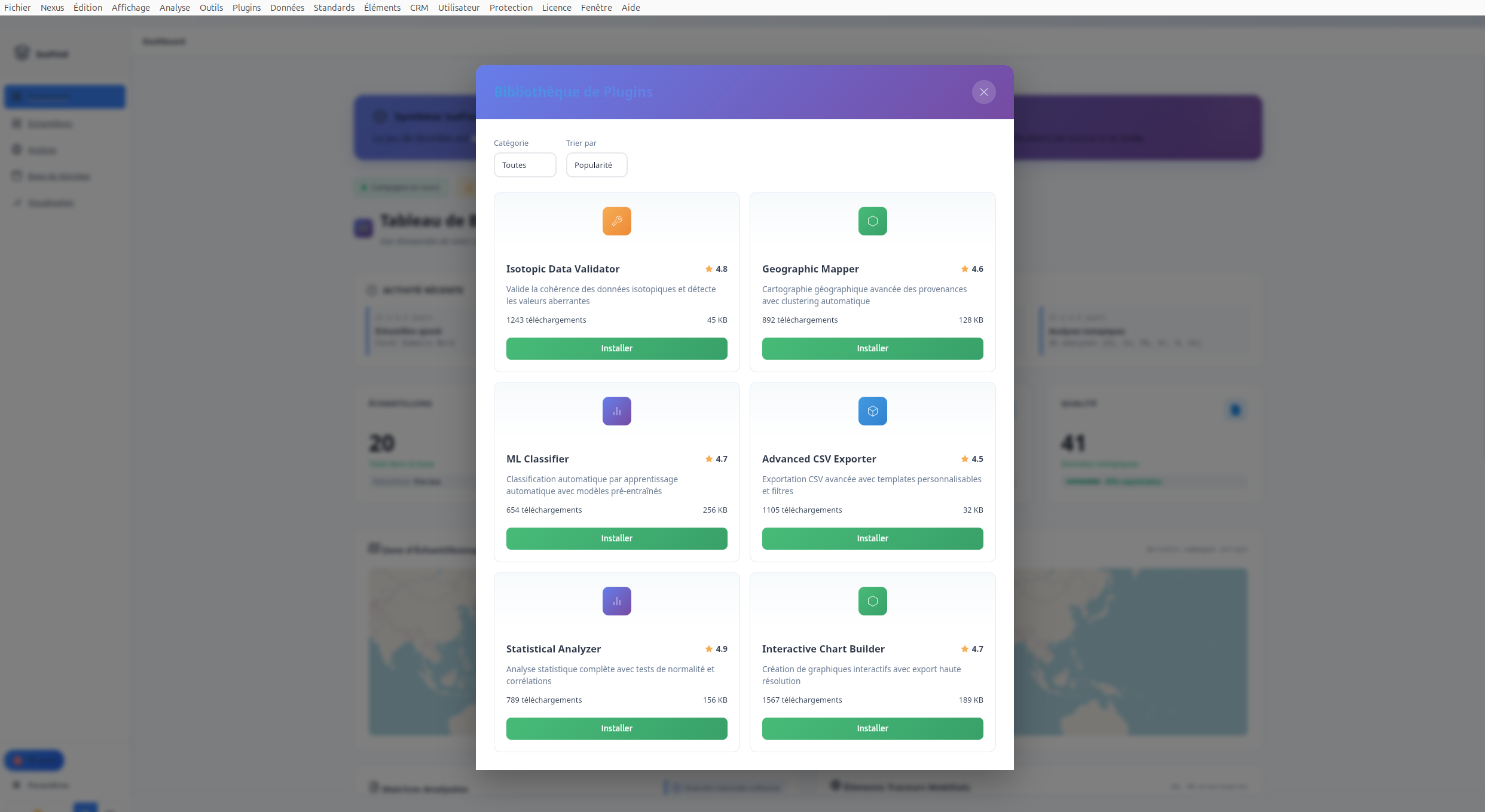 IsoFind plugin system